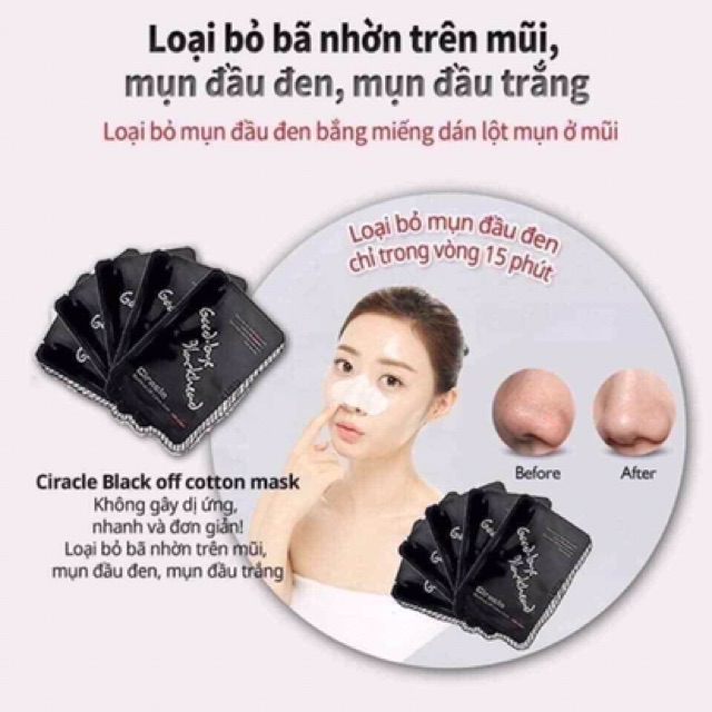 Miếng Dán Ủ Mụn Đầu Đen Goodbye Blackhead Ciracle