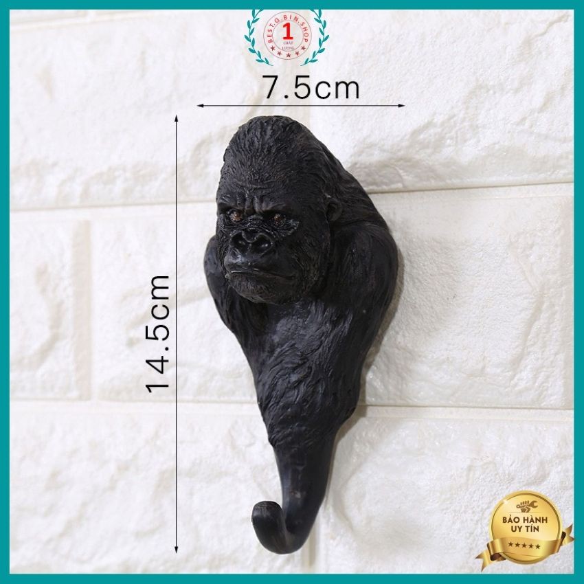 móc treo hình động vật loại kích thước lớn hình 3D chi tiết cao , vật liệu Nhựa và kim loại siêu chắc Qbinshop maitoshi