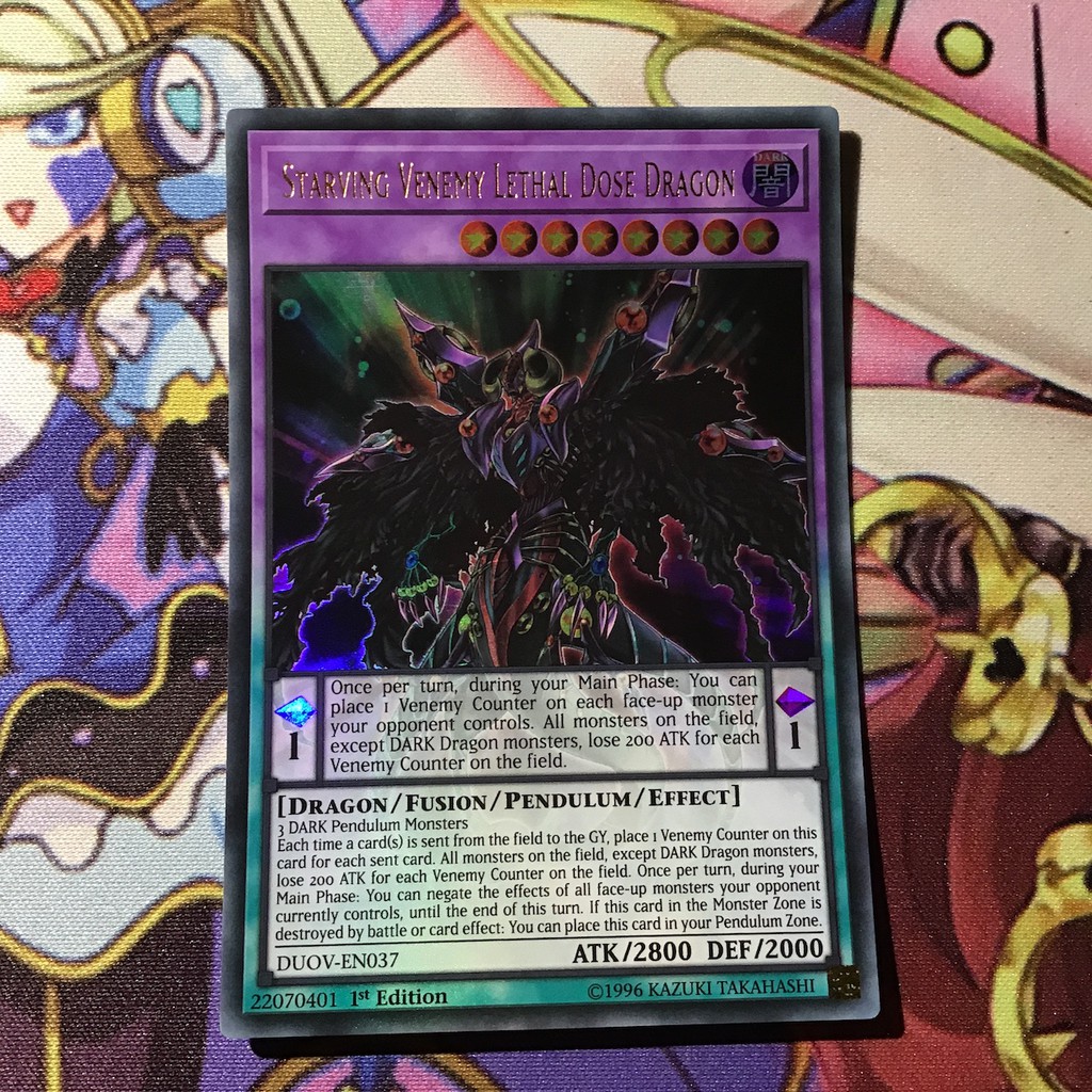 [EN][Thẻ Bài Yugioh Chính Hãng] Starving Venemy Lethal Dose Dragon