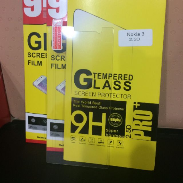 Bộ 3 kính cường lực cao cấp cho Nokia 3