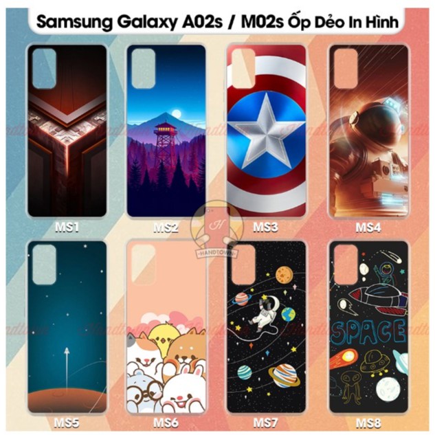 Ốp lưng TPU Samsung Galaxy A02s M02s samsungA02s samsungM02s Ốp Nhựa Dẻo Toàn Bộ In Hình Cao Cấp Nhiều Mẫu Phần A