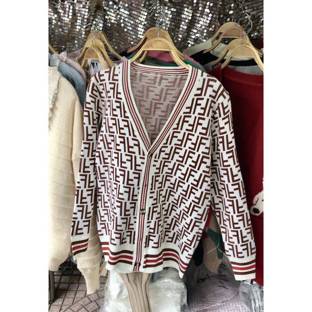May Shop - Áo Cardigan Chất Len Phong Cách Hàn Quốc Hoạ Tiết Siêu Xinh