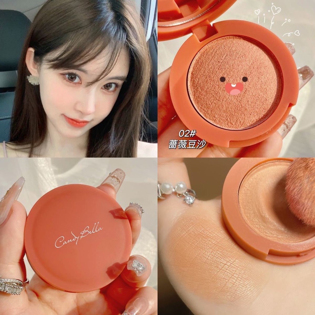 Phấn Má Hồng 3 Màu Tự Nhiên Xinh Xắn