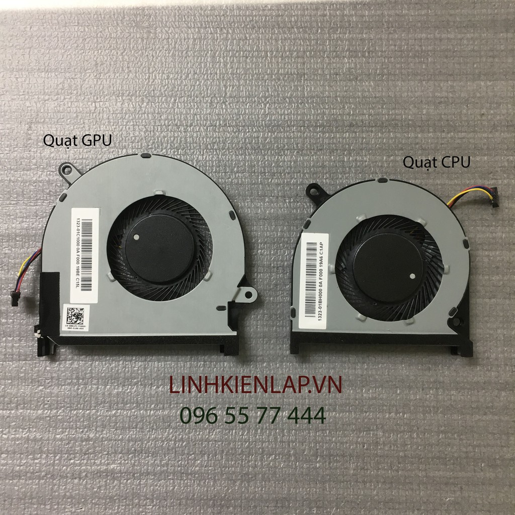 Quạt tản nhiệt laptop dell inspiron 7591 P84F cpu gpu fan