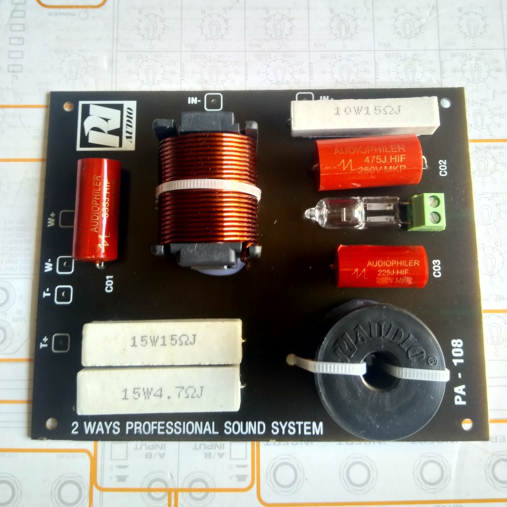 Mạch Phân Tần 1 Bass 1 Kèn Cho Loa Sân Khấu