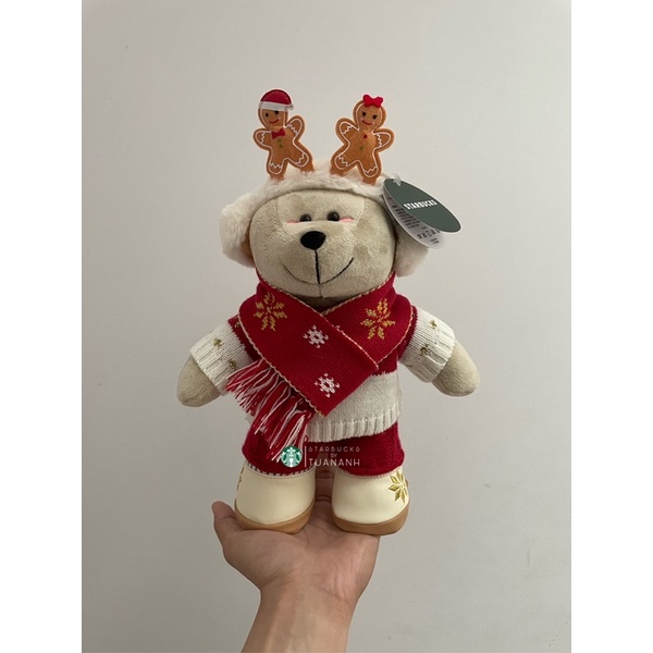 Gấu Bông Starbucks Bearista Xmas 2021