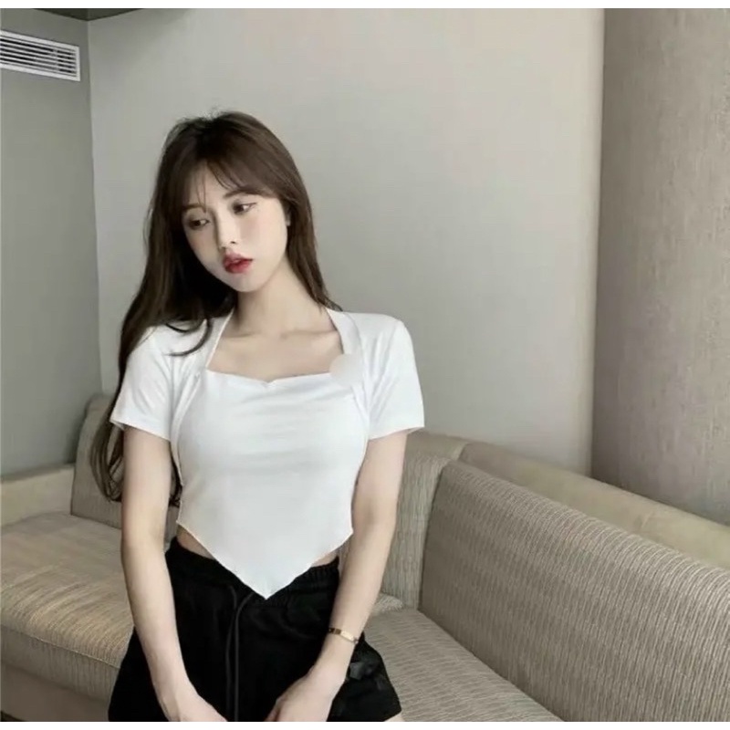 áo ctoptop tay ngắn