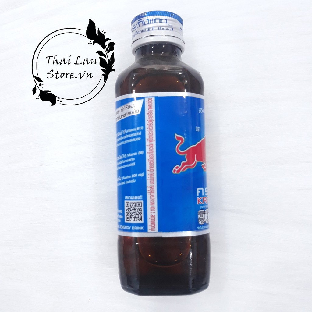 Nước Tăng Lực Bò Húc RedBull Thái Lan Chai Thủy Tinh Vuông 150ml