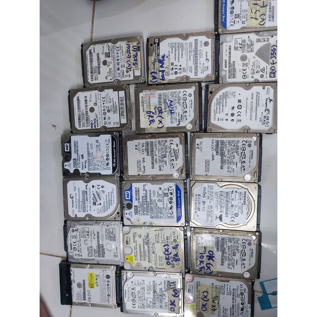 Ổ cứng HDD laptop 2.5" 500gb 320gb 250gb 160gb 120gb 60gb | BigBuy360 - bigbuy360.vn