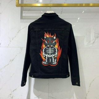 Áo Khoác Denim Tay Dài Đính Đá Phong Cách Philip 1pp 2020 Cá Tính Cho Nam