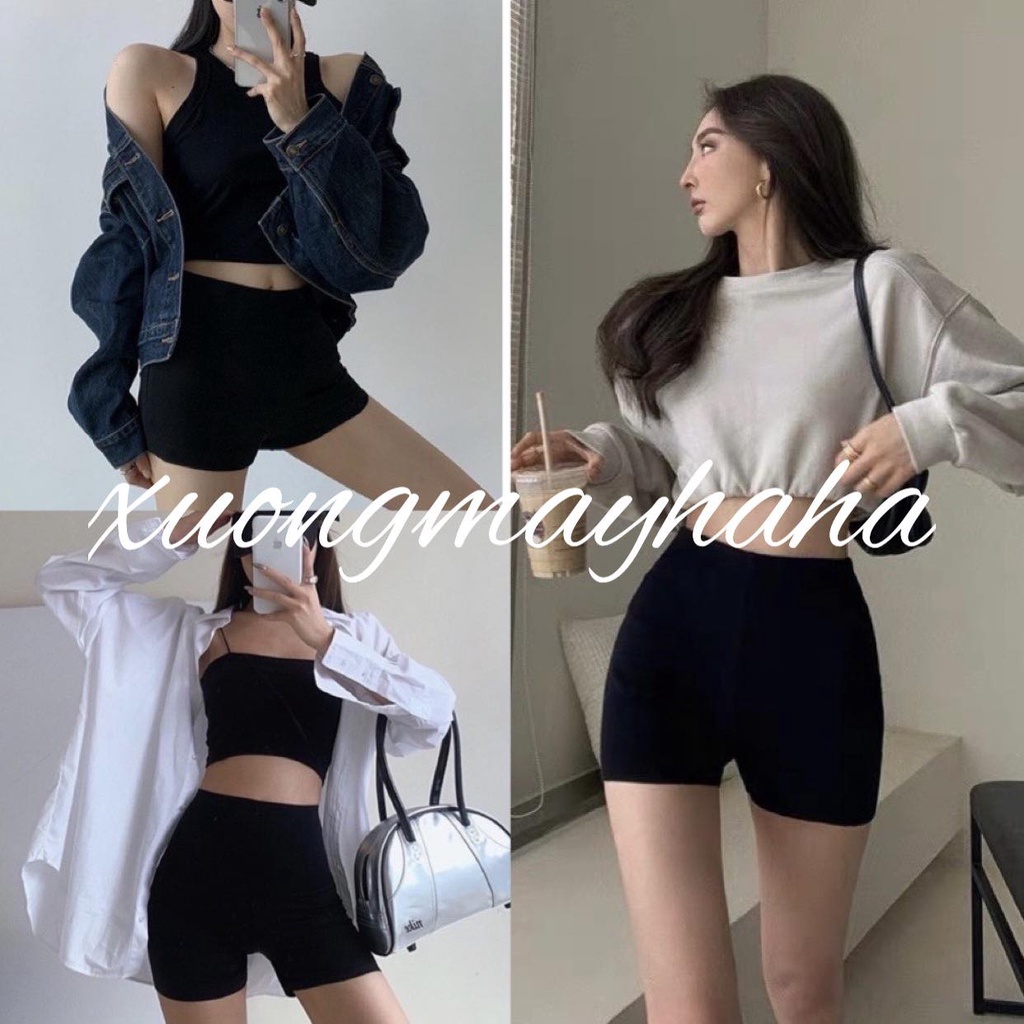 Quần Knit Short Trendy_ Quần đùi dáng ngắn nữ hottrend