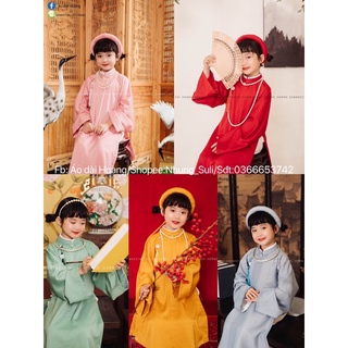 Áo tấc cho bé gái, Việt Phục cho bé, Cổ phục Việt Nam cho bé đủ size từ 8-30kG