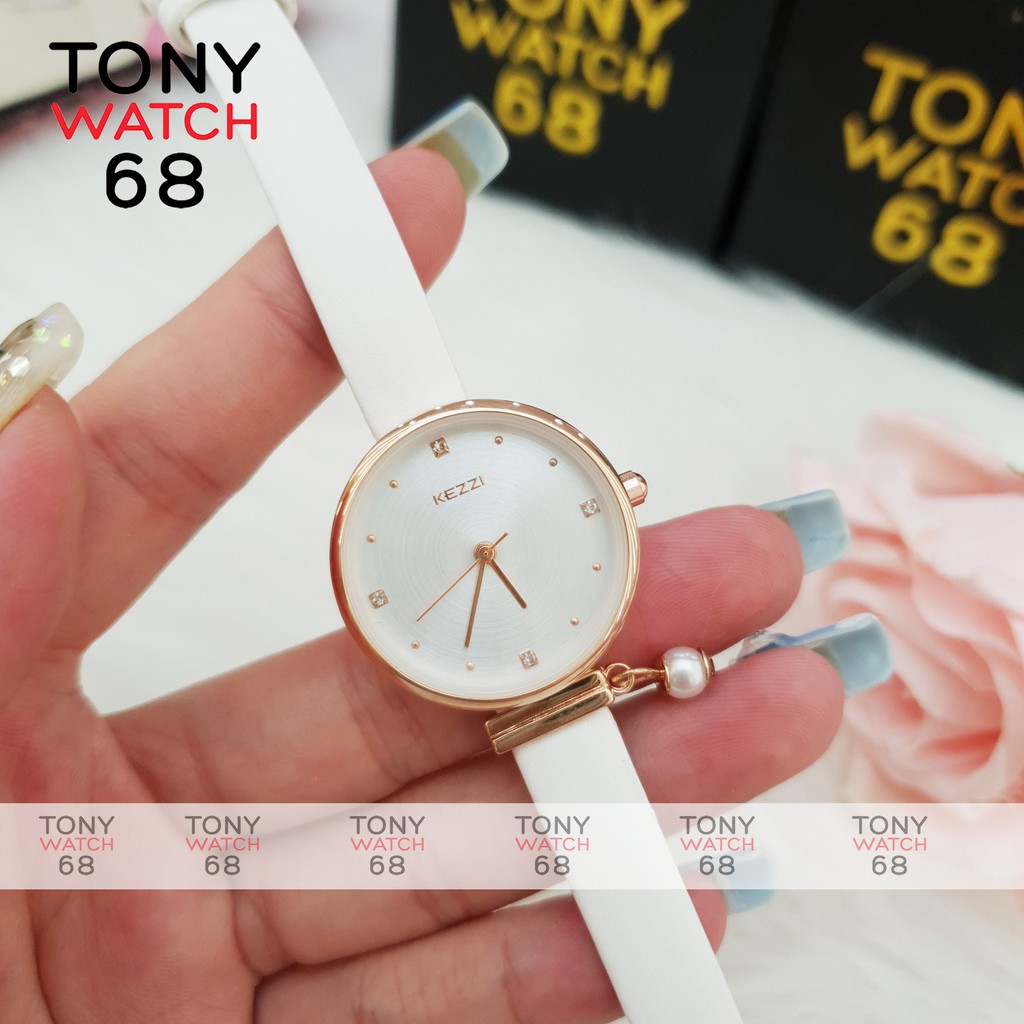 Đồng hồ nữ dây da chính hãng Kezzi đeo tay chống nước thời trang giá rẻ | BigBuy360 - bigbuy360.vn