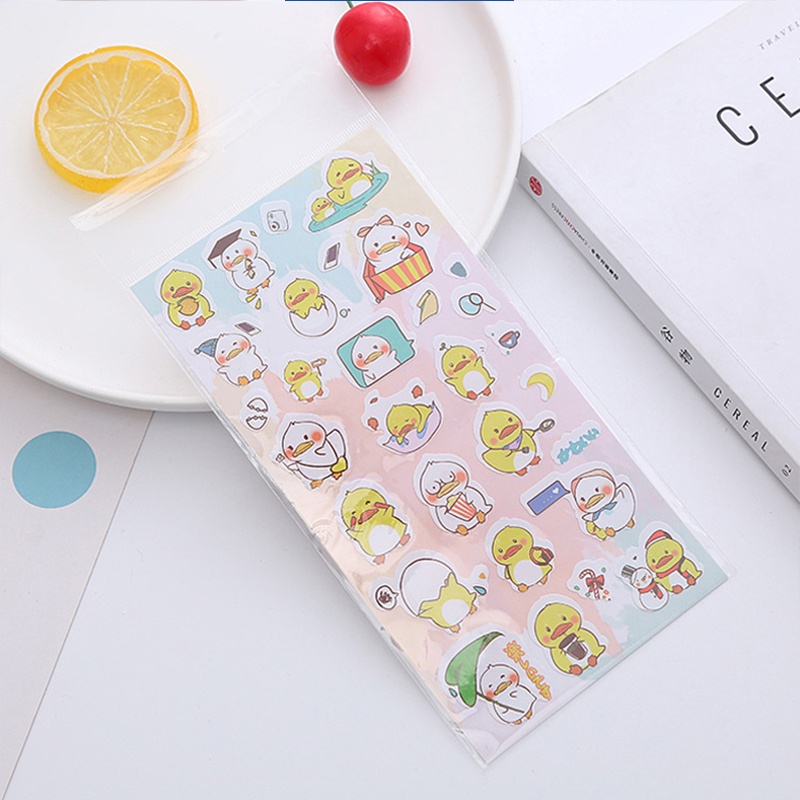 Sticker Dán Trang Trí Sổ Tay DIY Họa Tiết Hoạt Hình Dễ Thương Sáng Tạo Dành Cho Học Sinh