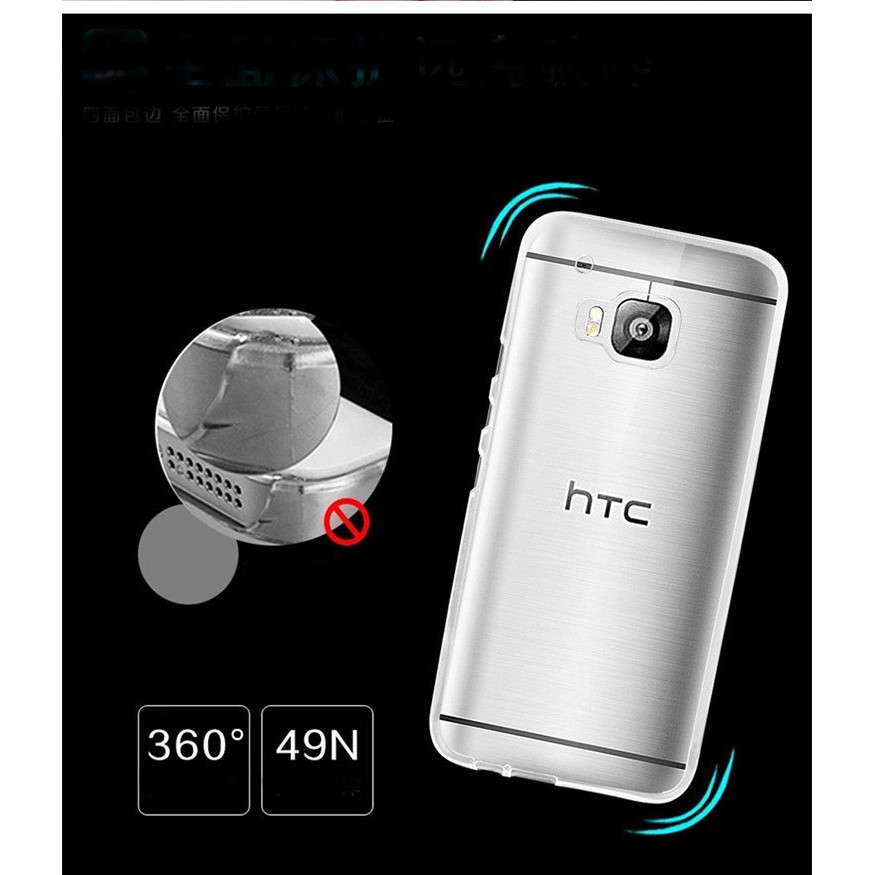 Ốp lưng dẻo trong HTC One M9 siêu bền