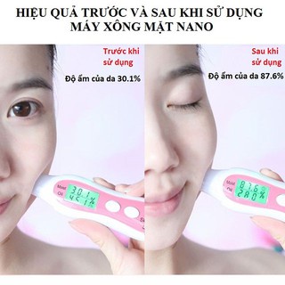Máy xông hơi mặt MINI PHYOPUS  2 trong 1 ,Máy xông chanh sả, phun sương tinh dầu mini công nghệ nano mini cao cấp