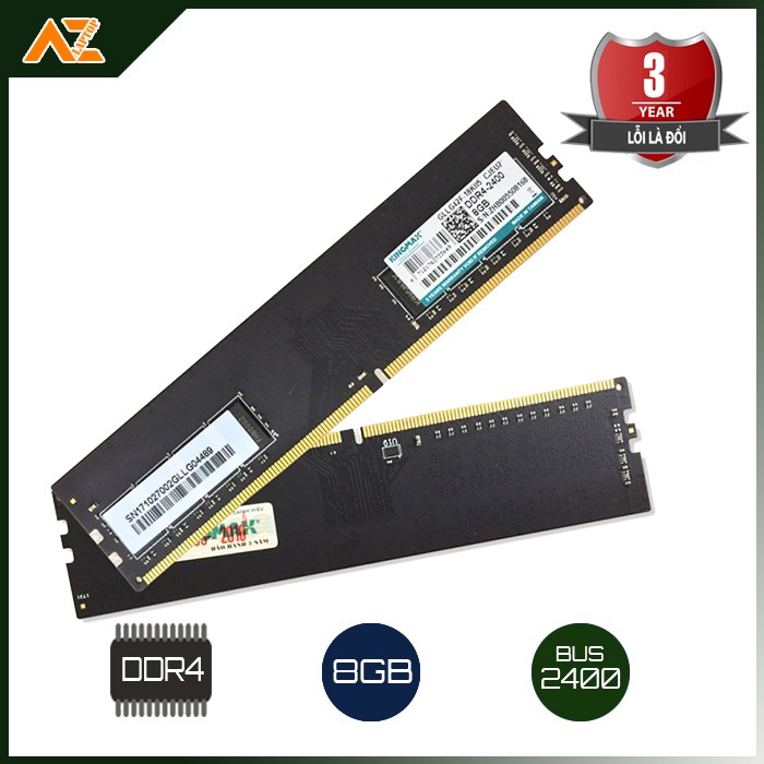 Ram PC DDR4 8GB BUS 2400 chính hãng