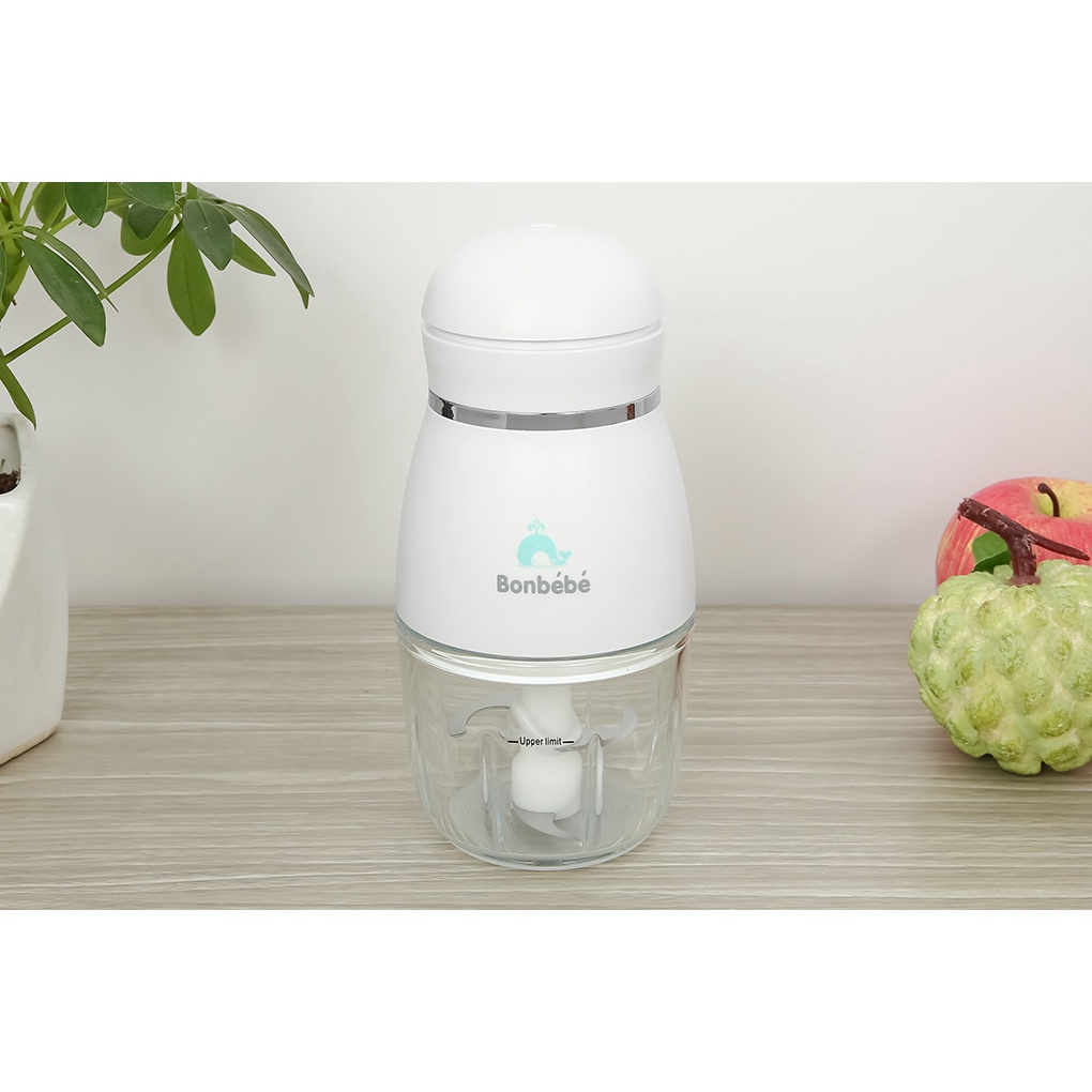 Máy xay thịt mini Bonbébé BB-03 0.3 lít 120 W xay cháo nguội, gia vị, rau củ, sinh tố, thịt - Chính hãng BH 12 tháng