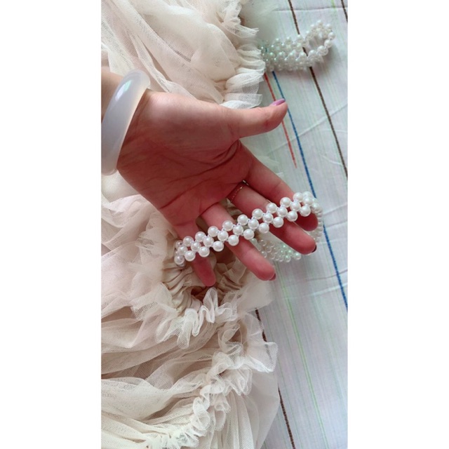 ♥️Đầm,Váy Dây Ngọc Màu Nude Ulzzang 3 TầngFzsize Maxi đi biển