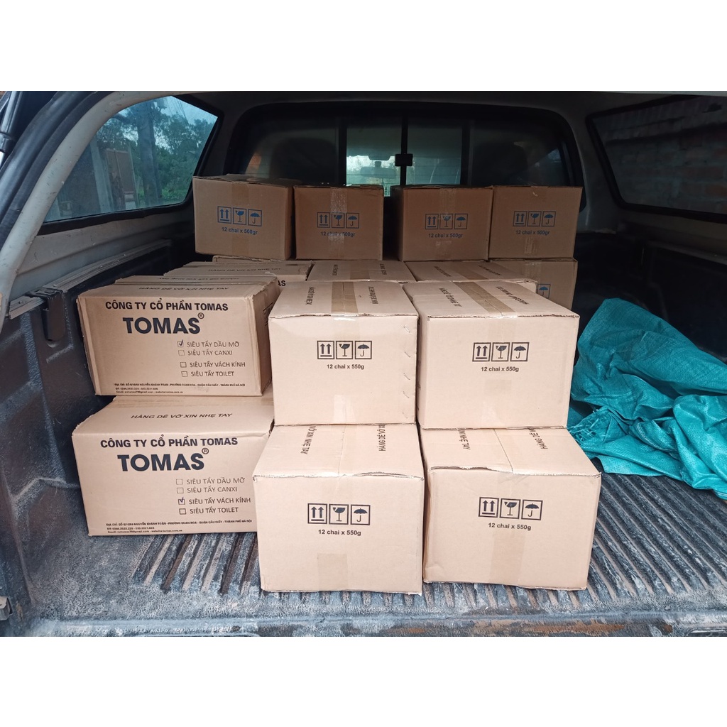 COMBO 12 CHAI SIÊU TẨY DẦU MỠ TOMAS 500ML - MITUHOME - Chuyên gia tẩy cặn canxi dầu mỡ - Cam kết 100% hàng chính hãng