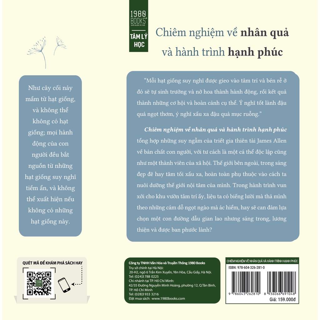 Sách - Chiêm Nghiệm Về Nhân Quả Và Hành Trình Hạnh Phúc