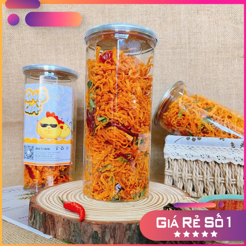 Khô gà lá chanh 1kg, khô gà Thượng Hạng, Thơm ngon, Thấm vị, ăn vặt Sài Gòn giá rẻ.