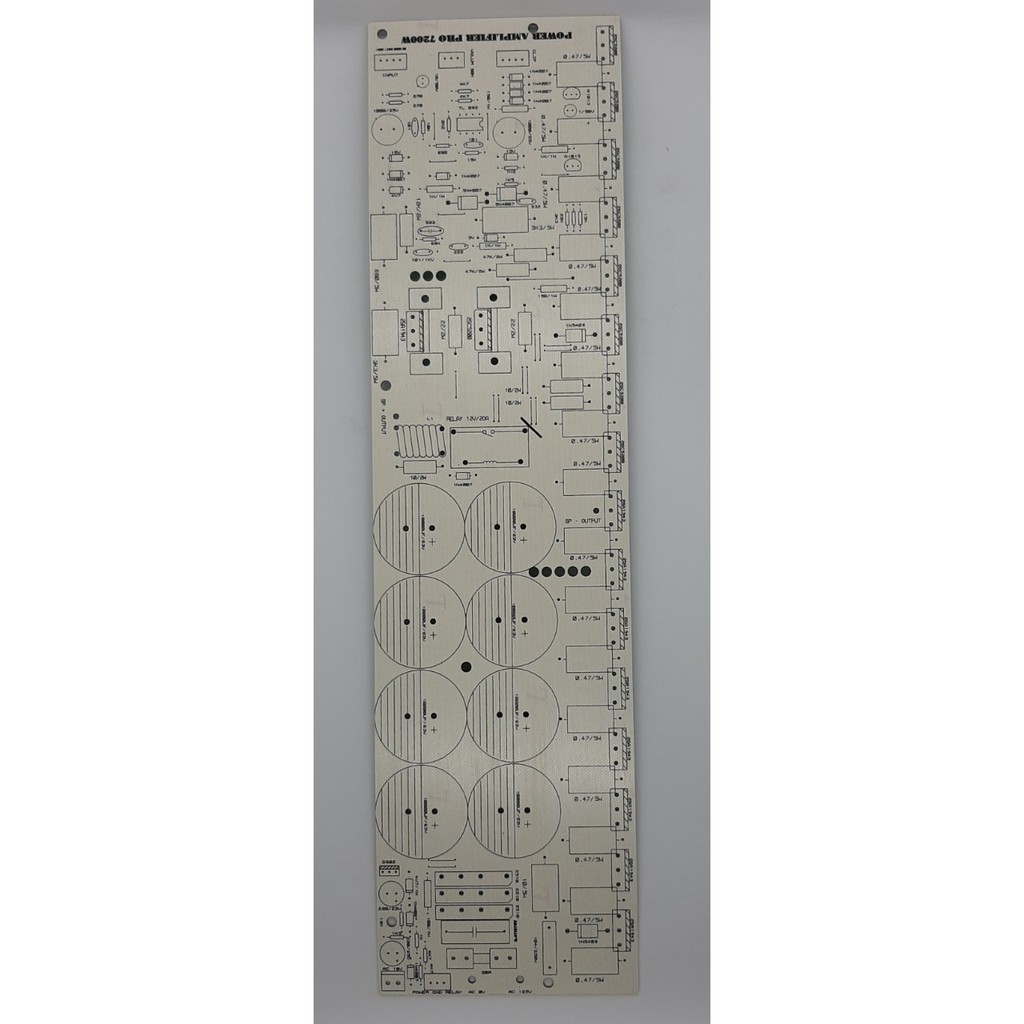 PCB MẠCH CÔNG SUẤT NGUỒN ĐƠN (sợi thủy tinh FR4)