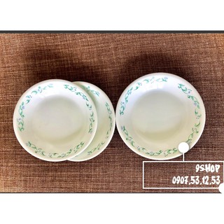 Dòng gốm thủy tinh Corelle USA - Combo 3 chén đựng nước chấm Country Cottage -CC-LP 12cm - hoa đồng nội
