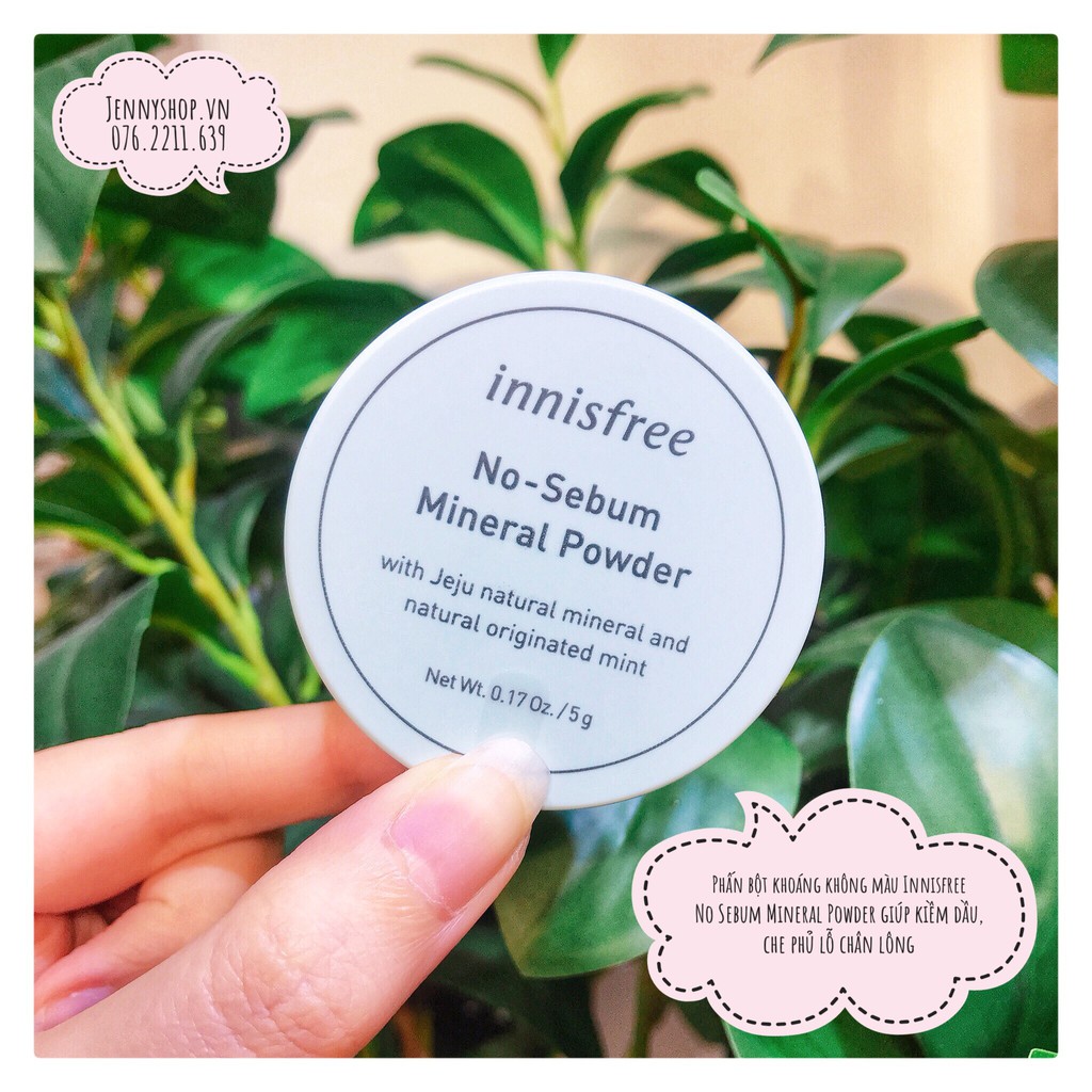 Phấn Bột Kiềm Dầu Innisfree No Sebum Mineral Powder