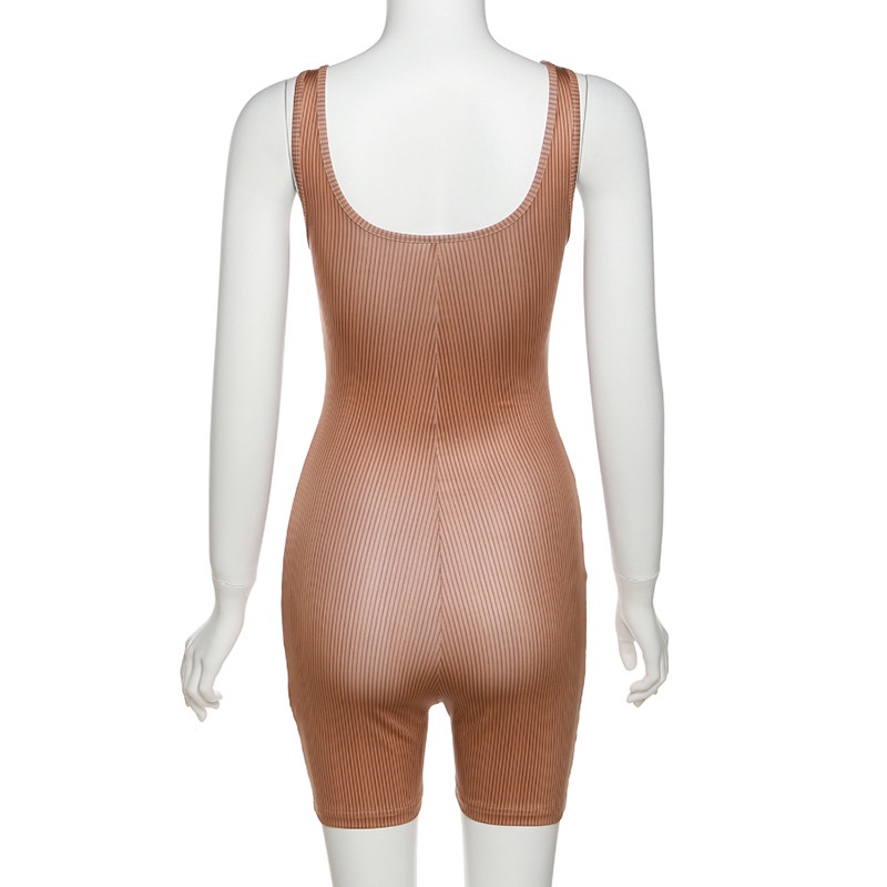 Bộ Áo Liền Quần Hai Dây Kẻ Sọc Quyến Rũ Cho Nữ