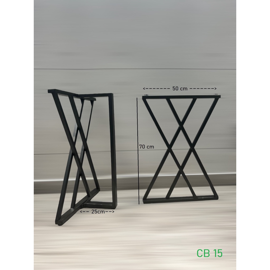 Chân bàn , chân sắt hộp - chân sắt sơn tĩnh điện