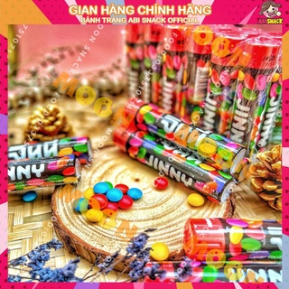 Kẹo ống socola nắp đỏ JINNY tuổi thơ chính hãng Thái Lan 15g