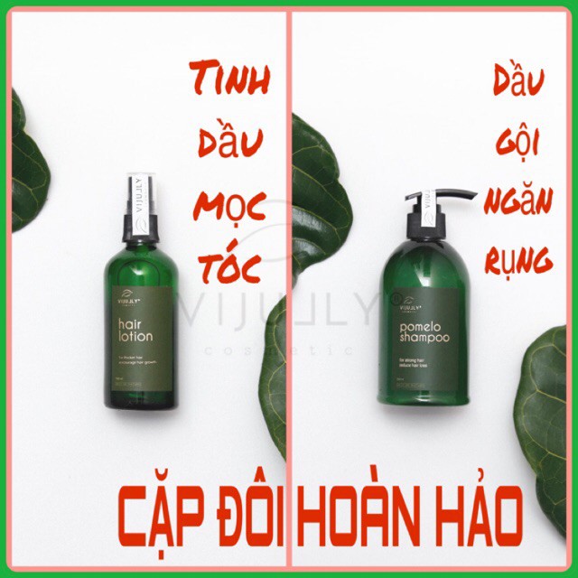 [CHUYÊN GIA TRỊ RỤNG] Bộ Đôi Hoàn Hảo Dầu Gội& Tinh Dầu Bưởi Vijilly-Phục Hồi Tóc Hư Tổn-Kích Thích Mọc Tóc Nhanh 1k | Thế Giới Skin Care