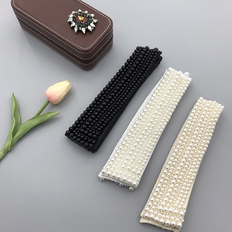 Cổ Áo Sơ Mi Đính Ngọc Trai Nhân Tạo Có Thể Tháo Rời Thời Trang