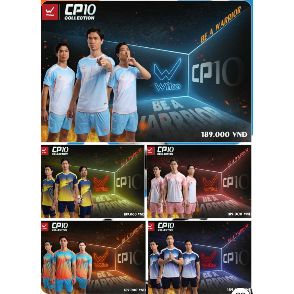 [CHÍNH HÃNG ] BỘ CẦU THỦ BÓNG ĐÁ CP10 CÔNG PHƯỢNG - ĐỒ ĐÁ BANH THUN CAO CẤP CP10 - BAXUSPORT