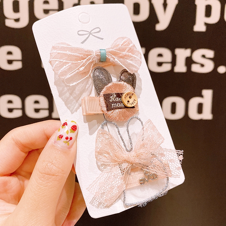 Kẹp tóc nơ xinh xắn dành cho bé gái