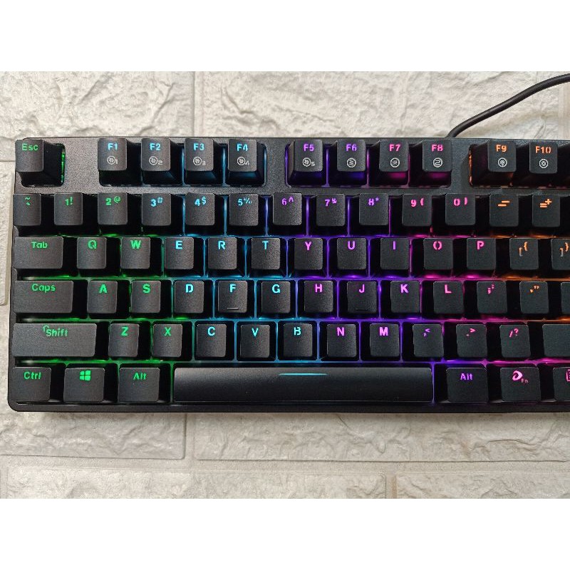 [Mã 257ELSALE2 giảm 7% đơn 300K] Bàn phím cơ DareU EK87 Multi LED Mix Màu