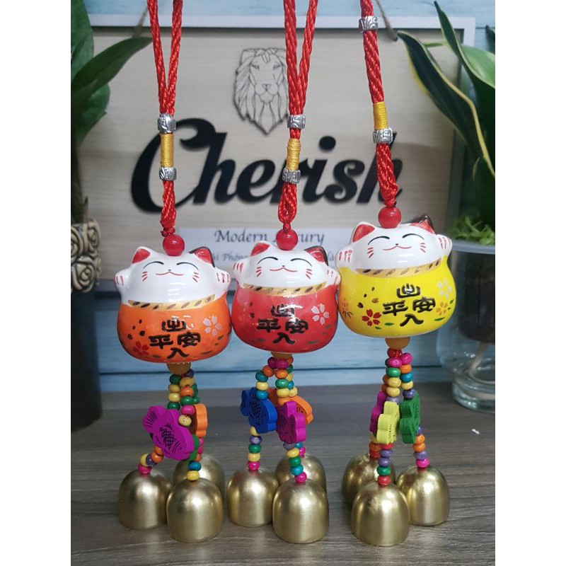 Chuông Gió Mèo Thần Tài Đem Lại Tài Lộc Và May Mắn, 6 màu theo mệnh | BigBuy360 - bigbuy360.vn