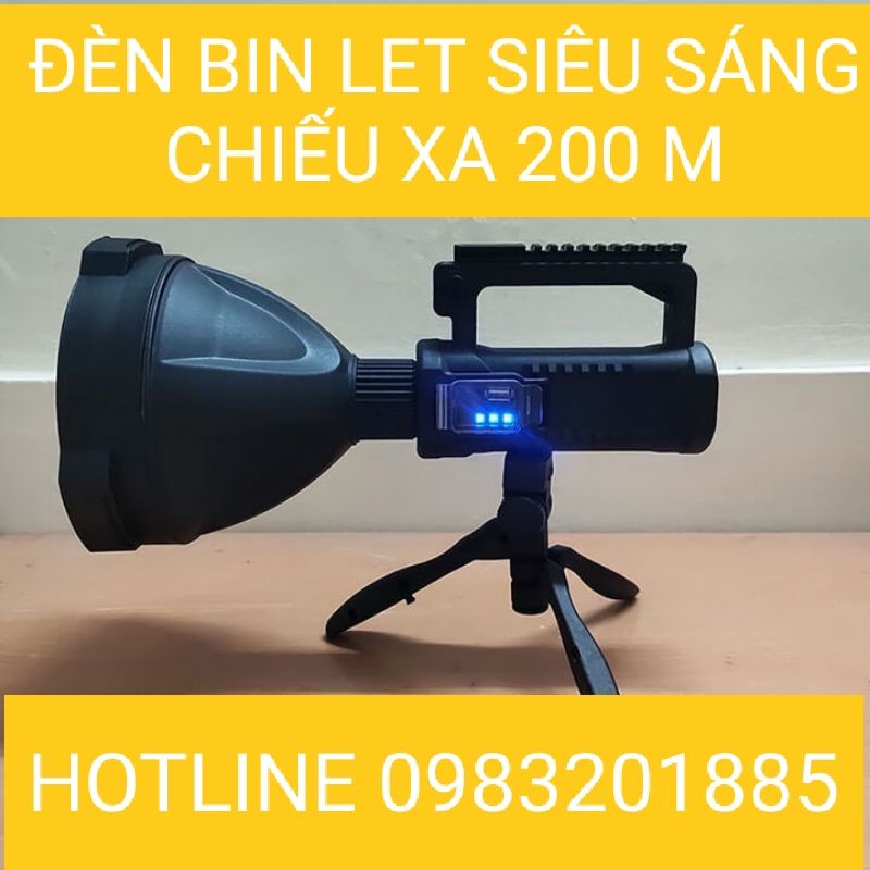 Đèn bin L _832 _590 to siêu sáng có quai xách