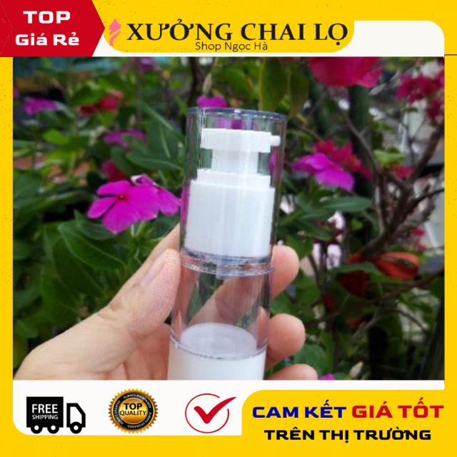 Chai Chiết Mĩ Phẩm ❤ GIÁ RẺ NHẤT ❤ Chai nhựa hút chân không 5ml,10ml,15ml,30ml,50ml,100ml nút xịt giọt, phun sương.