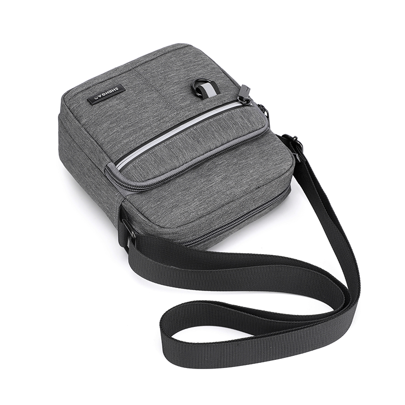Túi Đeo Chéo Vai Vải Oxford Canvas Đựng Điện Thoại Di Động Thời Trang Cho Nam