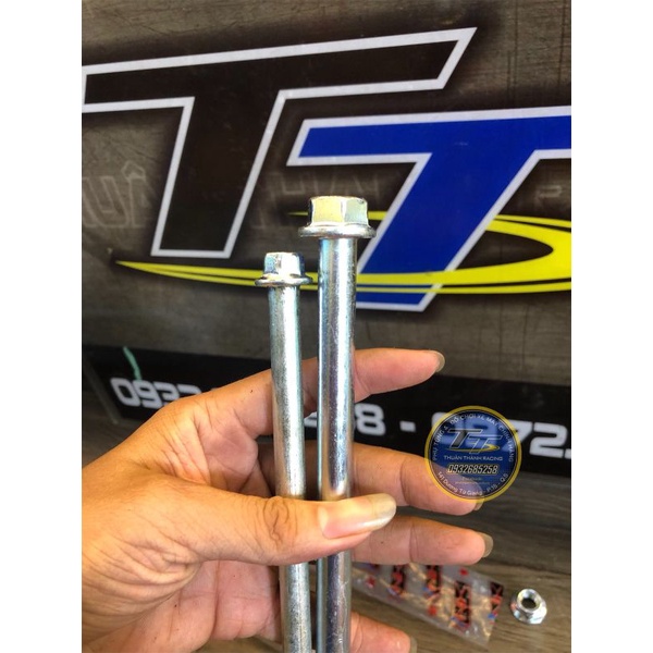 Cốt đùm trước sau sport/ cốt bánh trước sau NK kèm tán - Xipo/Satria2k/Rg110/Rgx/Rgv120