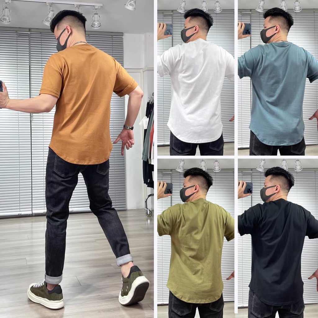 Áo Phông Trơn Ngắn Tay - Áo Thun Nam Nữ Hình Ảnh + Video