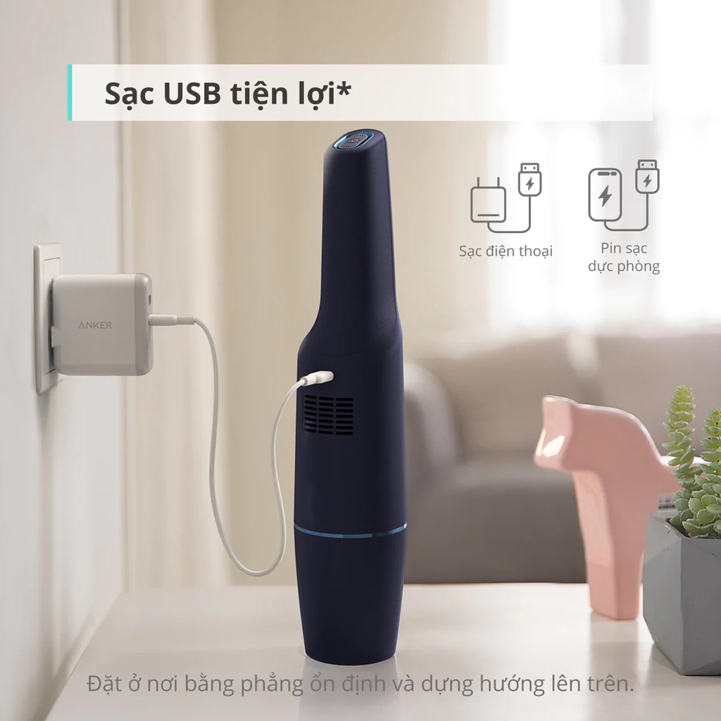 Máy hút bụi cầm tay Anker Eufy HomeVac H11 pure - Hàng phân phối chính hãng