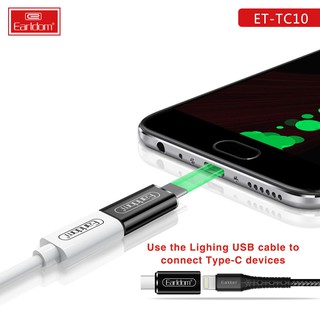 Đầu Chuyển Lightning Sang Type C Earldom TC10