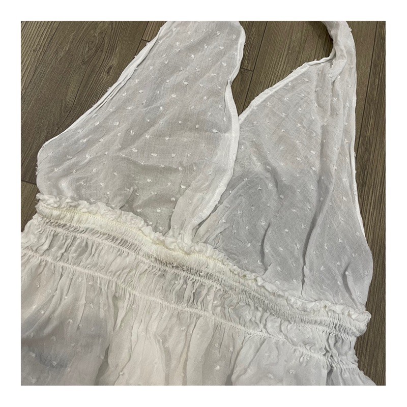 Áo Peplum Yếm Cột Bo Chun Eo Sexy F21