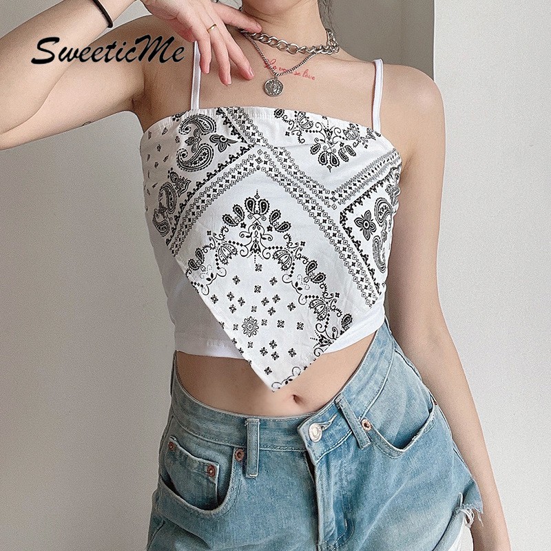 Áo Không Tay In Họa Tiết Xinh Xắn Dành Cho Nữ 2021 | BigBuy360 - bigbuy360.vn