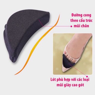Com bo 2 miếng đệm lót mũi chân giày cao gót !