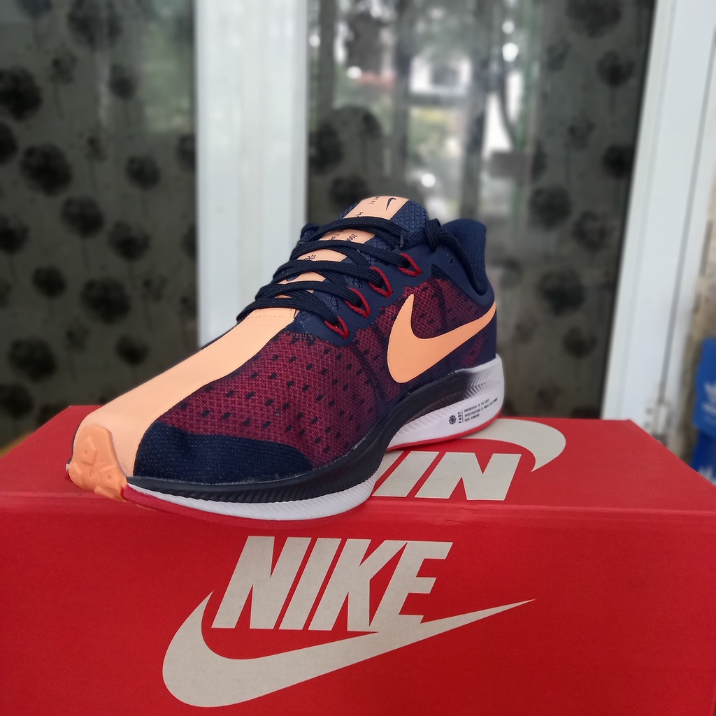 Giày Sneaker Zoomx Pegasus 35 Turbo 2.0 Blackened Blue/Orange Peel- Giày thể thao - Giày chạy bộ - Giày Gym.