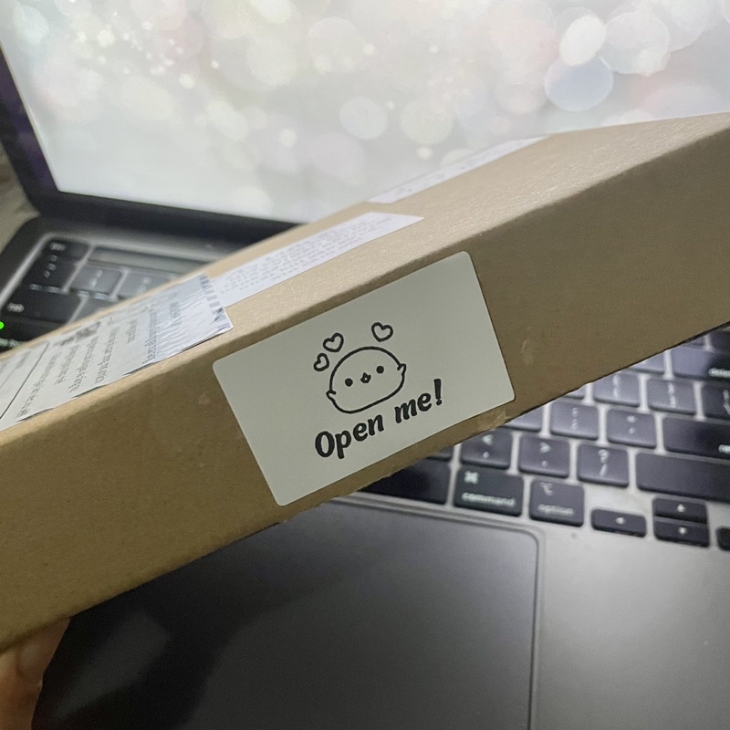 Tem dán mini dễ thương trang trí niêm phong hàng hoá